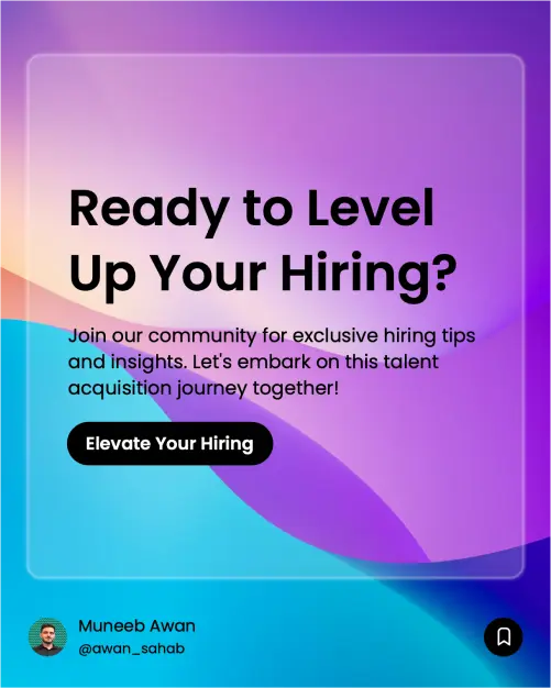 TikTok-optimized carousel template for recruitment and hiring tips
